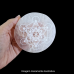 Placa Redonda de Selenita Metatron - 10cm  - Unidade